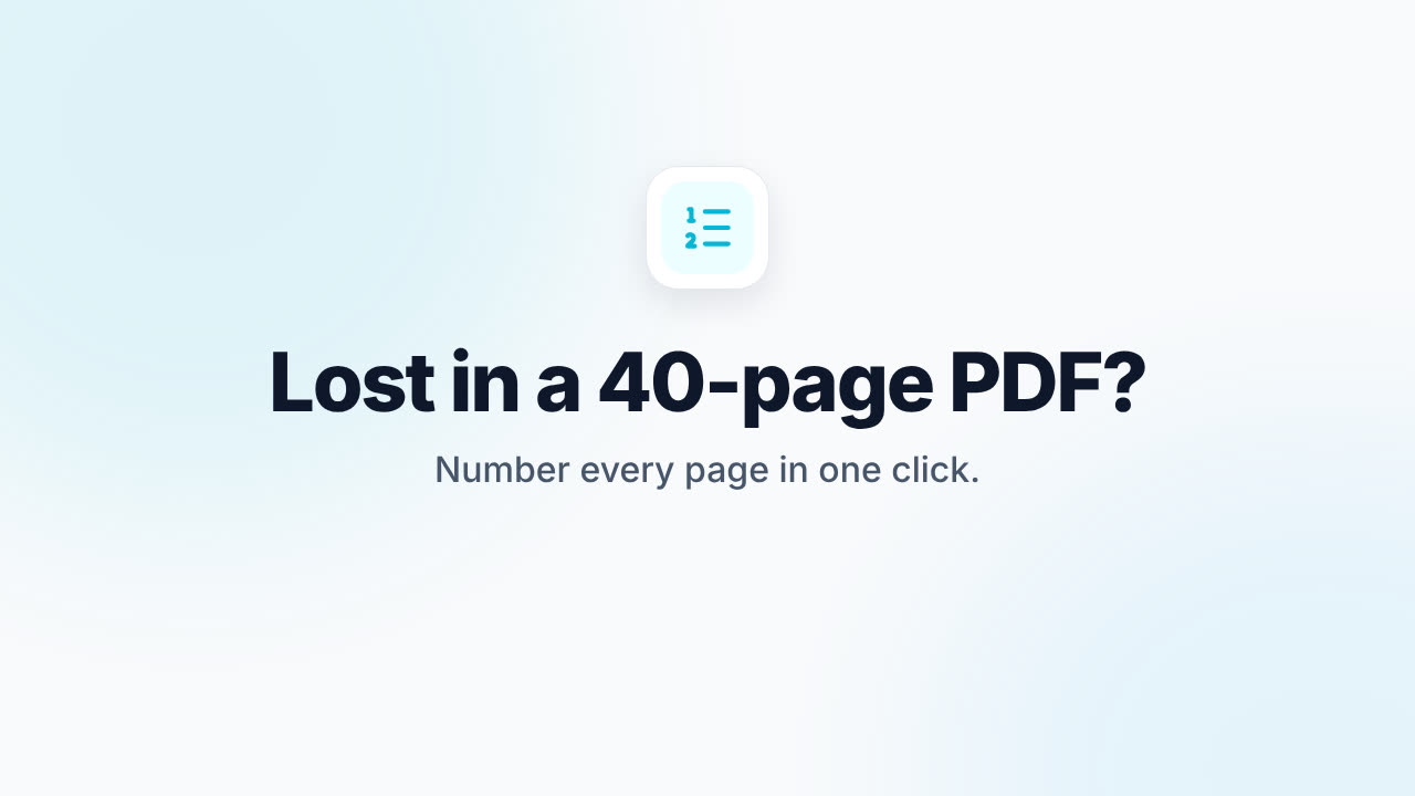 Add Page Numbers: How to Add Page Numbers to a PDF (and Skip the Cover Page)
