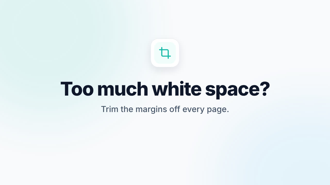 Crop PDF: How to Crop a PDF and Remove White Margins