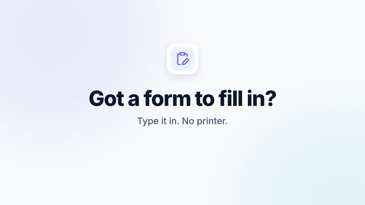 Fill PDF Forms: How to Fill Out a PDF Form Without Printing It