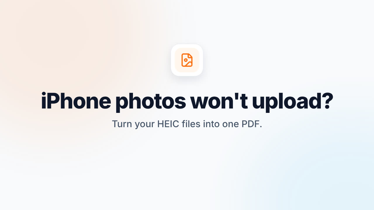 HEIC to PDF: How to Convert iPhone HEIC Photos to PDF (on Any Device)