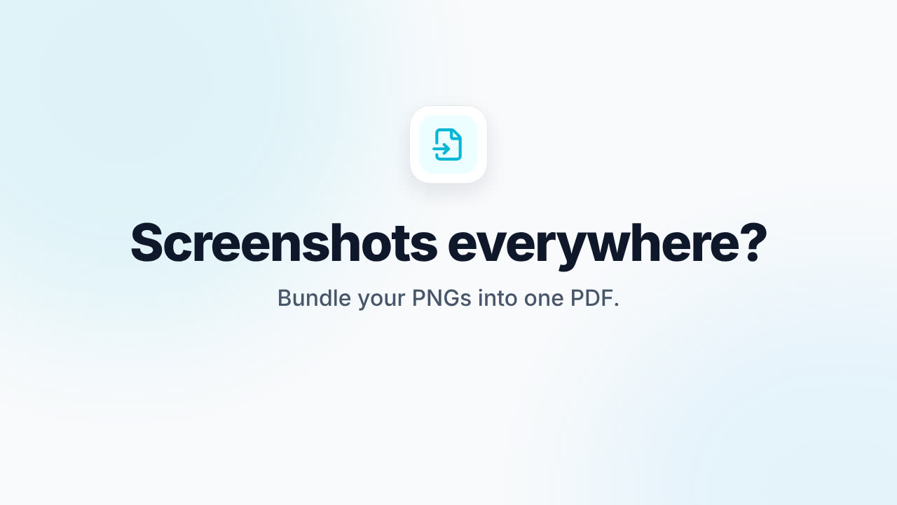 PNG to PDF: How to Convert PNG Images and Screenshots to PDF